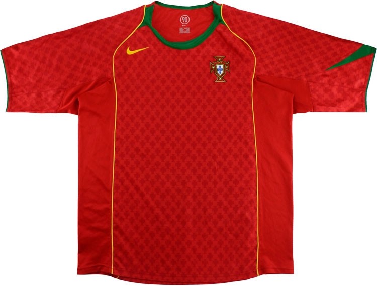 Tailandia Camiseta Portugal 1st Retro 2004 Rojo